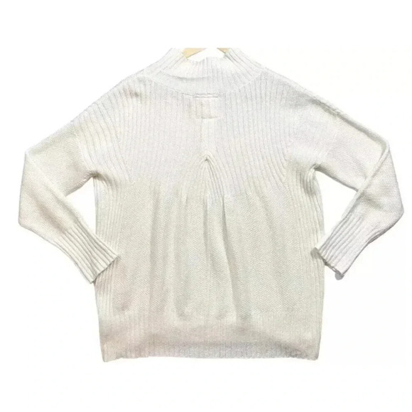 Anthropologie Angel of the North Ivory Aisle Pullover Sweater - Picture 6 of 6